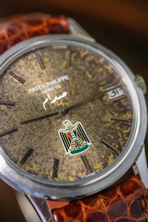 saddam hussein watch patek philippe|Patek Philippe .